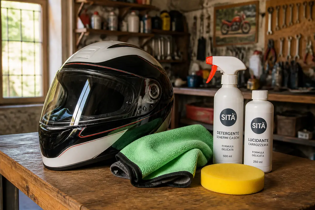 Come pulire un casco moto: interni, esterni e consigli utili